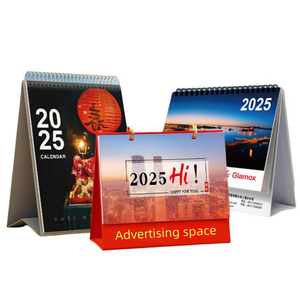 <span class=keywords><strong>Calendrier</strong></span> en papier personnalisable avec logo et photo, quotidien et mensuel, reliure agrafée ou spirale, cadeau de bureau, promotion, logo et photo personnalisables - Product Image 1