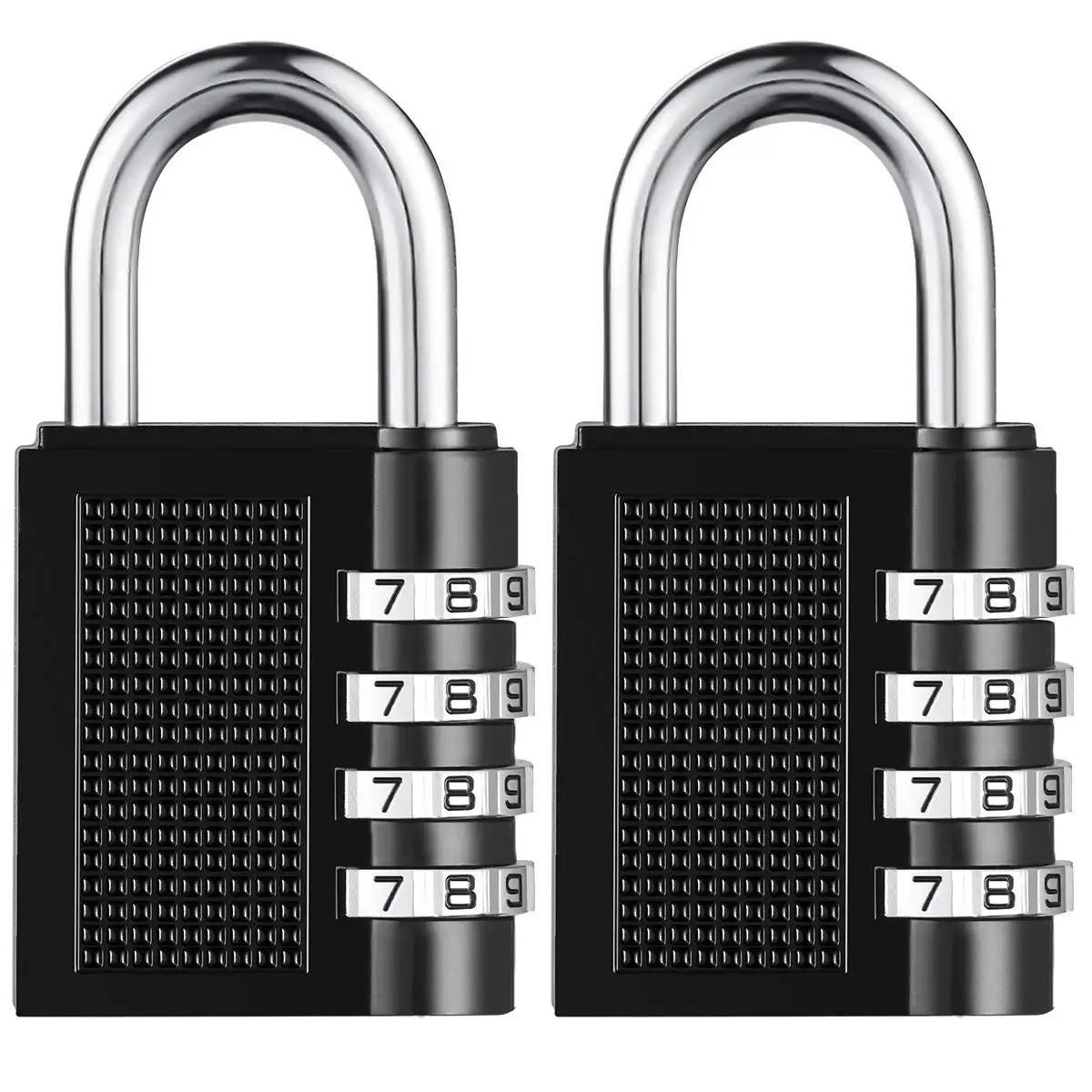 Schwarz 4 Ziffer blätter Rücksetzbare Kombination Passworts chloss Safe Door Locker Pad Lock Vorhänge schloss Reisegepäck Koffer Gym Lock