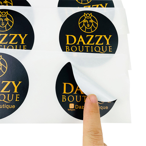 Nhà Máy Tùy Chỉnh Multicolour Vòng Tròn Logo Dán, Mịn Màng Và Mạnh Mẽ Độ Nhớt Bao Bì Nhãn - Product Image 3