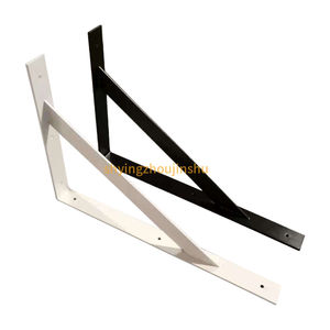 カスタム粉体塗装金属ブラケット板金レーザー切断曲げL字型ブラケット製造 - Product Image 1