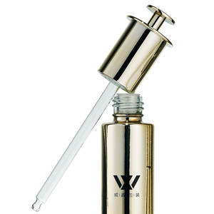 Bouteille de soins de la peau en verre cosmétique transparent personnalisable de plusieurs couleurs de luxe bon marché de haute qualité - Product Image 3