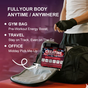 Gomitas Energéticas de Creatina Monohidrato y L-Carnitina de Alta Potencia OEM para Adultos, Pre-Entrenamiento y Recuperación Muscular - Product Image 3