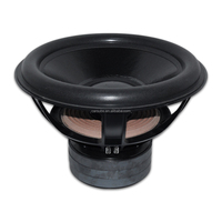 Caisson de basses pour voiture 18 pouces Competition Sub RMS 1800W 4 pouces VC Strong Punch Bass Speaker 18 "3600W SPL Car Subwoofer