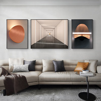 Lumière luxe mode 3 paires de peinture cristal porcelaine salon maison bureau avant décoration peintures et art mural