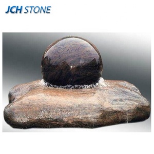 Lớn đá cẩm thạch & Granite đá xoay Sphere Balls nổi Fortune phong thủy bóng đài phun nước - Product Image 2