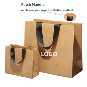 Bán buôn tùy chỉnh in logo quà tặng sang trọng túi giấy bán lẻ Boutique mua sắm túi giấy với logo riêng của bạn - Product Image 3