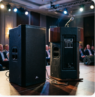Haut-parleur actif 2 voies 12 pouces Classe D DSP Bi-Amplifié 131 dB avec transducteur en titane, Bluetooth TWS Audio pour scène, bar et événements en direct