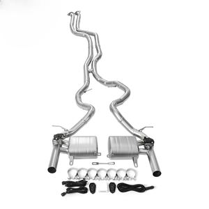 Système d'échappement Catback pour BMW E90 <span class=keywords><strong>E92</strong></span> E93 <span class=keywords><strong>335i</strong></span> N55 3.0T 2007+ Silencieux à valve Valvetronic Contrôle électronique Acier inoxydable 304 - Product Image 1