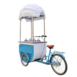 Ice Cream Handcart With Refrigerator Outdoor <b>Freezer</b> Ice Cream Cart - Product Image 2