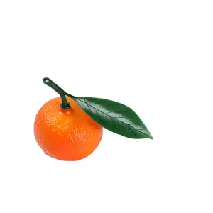 Frutas de comida falsa mini laranja display prop simular imitação de modelo de laranja pequena