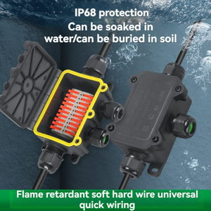 Cable de <span class=keywords><strong>caja</strong></span> de conexiones a prueba de agua, Terminal de conexión rápida, conector impermeable para exteriores IP68, conector MMCX de cobre enterrado - Product Image 4