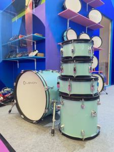 Lemon Drum T950 Dark Wood Grain/Sparkle Black Tanpa Modul untuk Drum Elektronik - Product Image 6