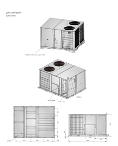 Unités de climatisation de toit 25 et 30 tonnes pour entrepôts industriels – Système CVC et climatiseur de toit - Product Image 5