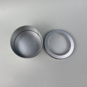 Bán buôn đa kích thước kim loại tin lưu trữ Box, rỗng hộp kim loại với cửa sổ cho bánh bao bì, bạc rỗng kim loại hộp thiếc - Product Image 3