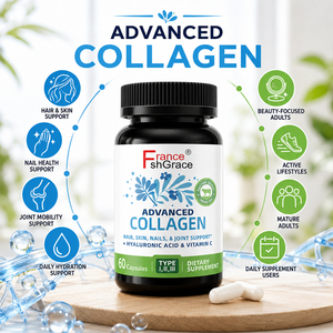 Fórmula Personalizada Shecome, Fabricante de Suplementos de Colágeno Tipo I, II y III, Ácido Hialurónico, Apoyo para Articulaciones y Piel, 60 Cápsulas de Colágeno - Product Image 3