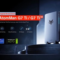AtomMan Mini PC Gaming Desktop Workstation G7 Ti I9 14900HX I7 14650HX NVI-DIA RTX 4070 8G GDDR6 2xDDR5 Computadora Potente WiFi7