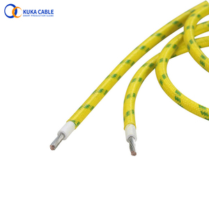 <span class=keywords><strong>Fil</strong></span> chauffant en caoutchouc de silicone haute température avec isolation en fibre de verre - Product Image 5