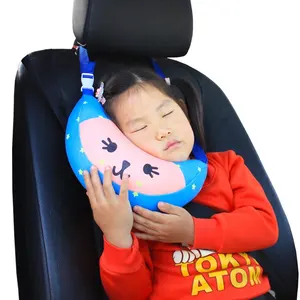 Coche niño cinturón de seguridad cabeza almohada bebé cochecito asiento reposacabezas niños prevenir desgaste del cuello y desgarro cuello cojín