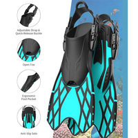 Ensemble de plongée quatre pièces en verre trempé et silicone pour adultes, transfrontalier, avec masque panoramique anti-buée, tuba entièrement étanche et plongeurs, et sac de rangement