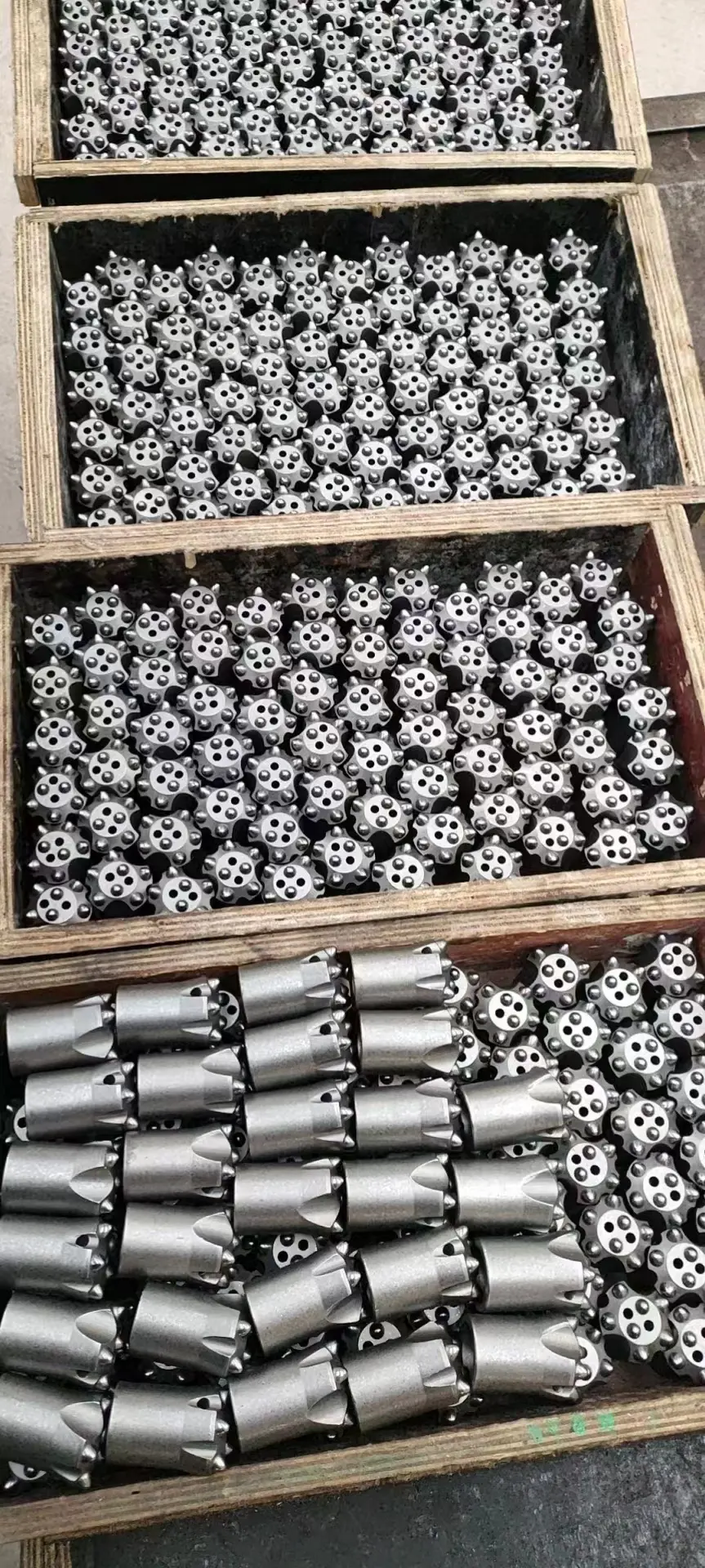 Factory Supplied Diamond drill rod b22 bit 32mm drifter tapered hard rock button drill bit