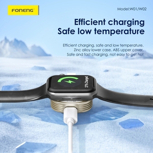 Foneng Portable Wireless Charger for Watch <b>USB</b>-<b>C</b> Magnetic Travel Cordless Dock 2.5W Fast Charging <b>Adapter</b> - Product Image 5