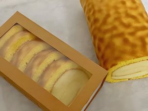 Rouleau de gâteau au chocolat, rouleau à la crème, roulade suisse, lasagne, pâtisserie française, ultrasonique - Product Image 4