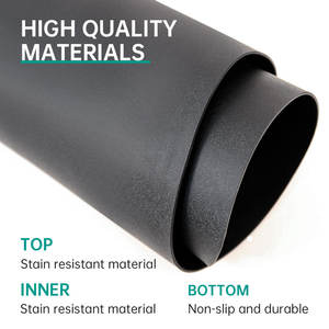 2 'X 3' tappetino da barbiere Anti fatica 1/2 ''spesse Comfort opaco Semi cerchio sedia da barbiere tappetino salone sedia tappetino - Product Image 5