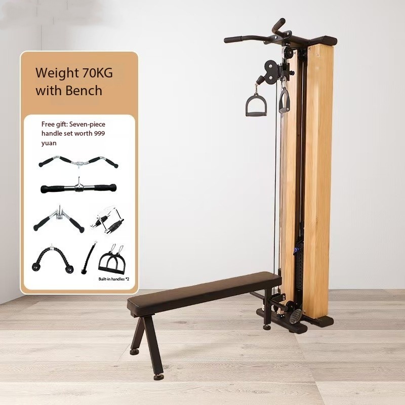 Set giallo da 7 pezzi con sgabello contrappeso da 7 kg e maniglia