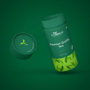 Tubes en papier écologiques de qualité supérieure pour l'emballage du thé, emballage biodégradable personnalisé, tube rond en carton kraft pour le thé en feuilles - Product Image 3