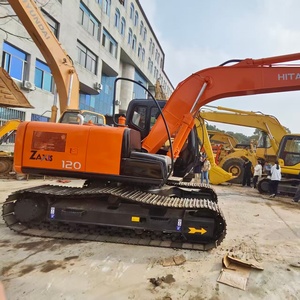 Excavadora Usada HITACHI Ex 120 Zx120 Zx130 Lista para Enviar, Excavadora Usada de Alta Calidad y Bajo Precio con Gran Potencia de Excavación - Product Image 3