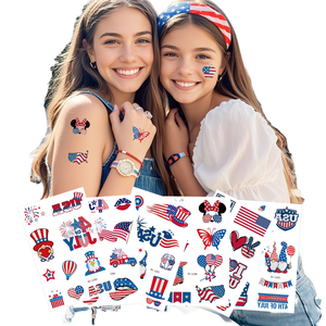 สติกเกอร์ลายดอกไม้สีขาวแบบสร้างสรรค์สำหรับตกแต่งร่างกาย ลายวาดด้วยมือ กันน้ำ ติดชั่วคราว สำหรับติดแขน ใช้ในงานเทศกาล แบบพิมพ์ลาย - Product Image 1