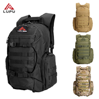 Sac à dos tactique LUPU personnalisé, imperméable, pour la chasse en plein air, en velours côtelé durable avec doublure en polyester et fermeture éclair fluide