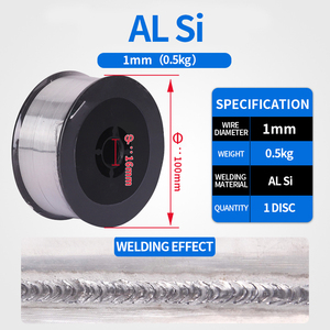 1.0mm 0.5KG AL ALSi ALMg Aws A5.10 Er1070 Er4043 Er5356 Fil de soudage en alliage d'aluminium/aluminium MIG - Product Image 4