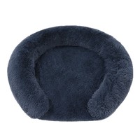 Coussin pour chien, lit rond pour chien, nid pour animaux de compagnie, lit pour animaux en peluche longue, lit chaud pour l'hiver, modèle M22, nouveau produit