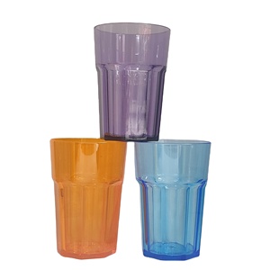 แก้วทรงแปดเหลี่ยมแบบอเมริกัน ยี่ห้อ SAN ปลอดสาร BPA จากโรงงานโดยตรง - แก้ววิสกี้เบียร์ - Product Image 2