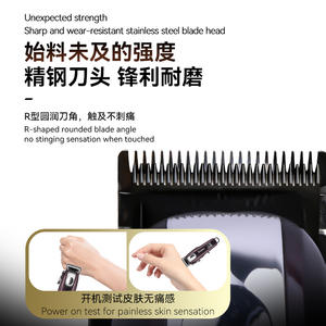Kemei Electric <b>Hair</b> <b>Clippers</b> KM-8526 1200mAh-2000mAh High Power USB Charging Home Use - Product Image 1
