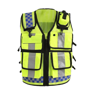 <span class=keywords><strong>Gilet</strong></span> de sécurité réfléchissant personnalisable pour cyclistes, en tissu Oxford, imperméable et coupe-vent - Product Image 3