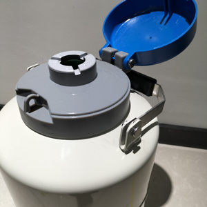 Recipiente de nitrógeno líquido criogénico ligero, soporte interno de 20L, contenedor de nitrógeno líquido criogénico a granel, 2 uds. - Product Image 2