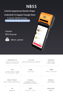 Système de point de vente Android Portable 4G NFC Terminal de point de vente portable pas cher hors ligne Verifone Mini connectivité USB Machine de paiement mobile