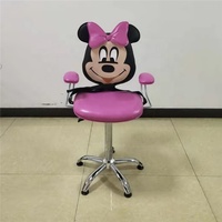 Siman Offre Spéciale Équipement de salon de coiffure Mobilier de coiffure Salon de luxe Beauté Haute qualité Chaise de barbier pour enfants Fer Contemporain
