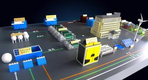 Maquette de table de sable de parc énergétique renouvelable à grande échelle avec effets de <span class=keywords><strong>simulation</strong></span> dynamique - Product Image 4