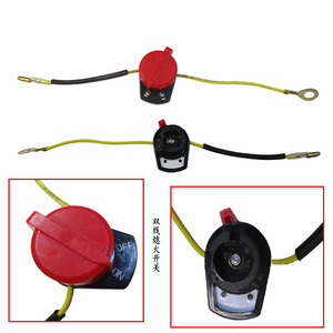 Interruptores automáticos de un solo/doble cable para motores de gasolina, bombas de agua y amoladoras - 168/170/188F con interruptor de apagado de dos cables - Product Image 1