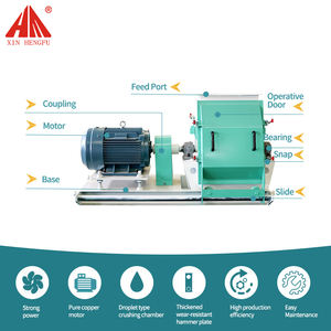 Molino de martillo de gota de agua eficiente para la fabricación de alimentación de polvo fino - Product Image 2