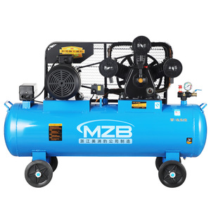 เครื่องอัดอากาศแบบลูกสูบสายพาน Mzb รุ่น V-0.25 220V แบบหล่อลื่นด้วยน้ำมัน สำหรับงานอุตสาหกรรม ซ่อมแซมยานยนต์ และตกแต่งบ้าน - Product Image 5