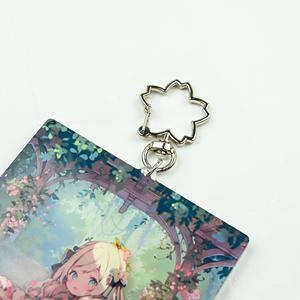 Llaveros de arena movediza de plástico acrílico llaveros Anime personalizado impreso líquido encantos dibujos animados brillo llaveros - Product Image 5