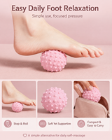 Balle de massage aux cacahuètes pour la thérapie par points de pression, pour la relaxation des muscles des pieds, du dos et du cou, yoga, fitness, 5 cm, 65 g