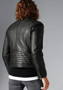 Chaqueta de Invierno Unisex al por Mayor, de Cuero Genuino, Estilo Vintage, Camuflaje, Cortavientos, Impermeable, Ajuste Holgado - Product Image 3