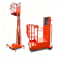 Chariot de manutention semi-électrique pour allées étroites, capacité de charge 200 kg, hauteur de levage 2,7-4,5 m, certifié CE