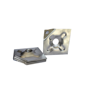 Efficient Square Steel Dome Plate for Split Set Rock Bolt in Tunnel and Rock Engineering - Product Image 1