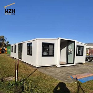 40Ft Luxus erweiterbares Container haus 72 qm Mobil heim mit Küche mit Toilette Winzige Ferienhäuser - Product Image 1